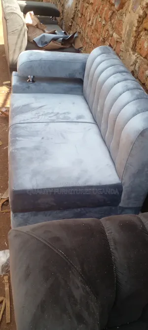 Two Sitter Gray Couch Available