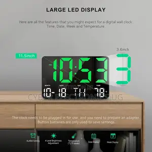 Digital Clock Digital Wall Clock
