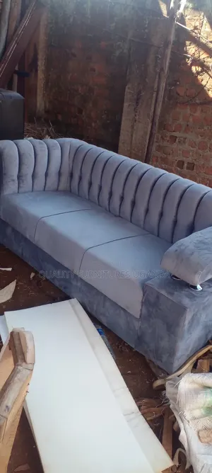3 Seater Sofa Sit in Gray Colour Readily Available