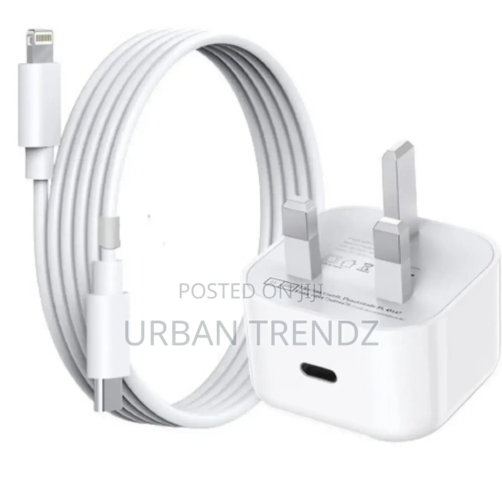 iPhone20w USB-C Fast Charging Power Adapter With Cable-White