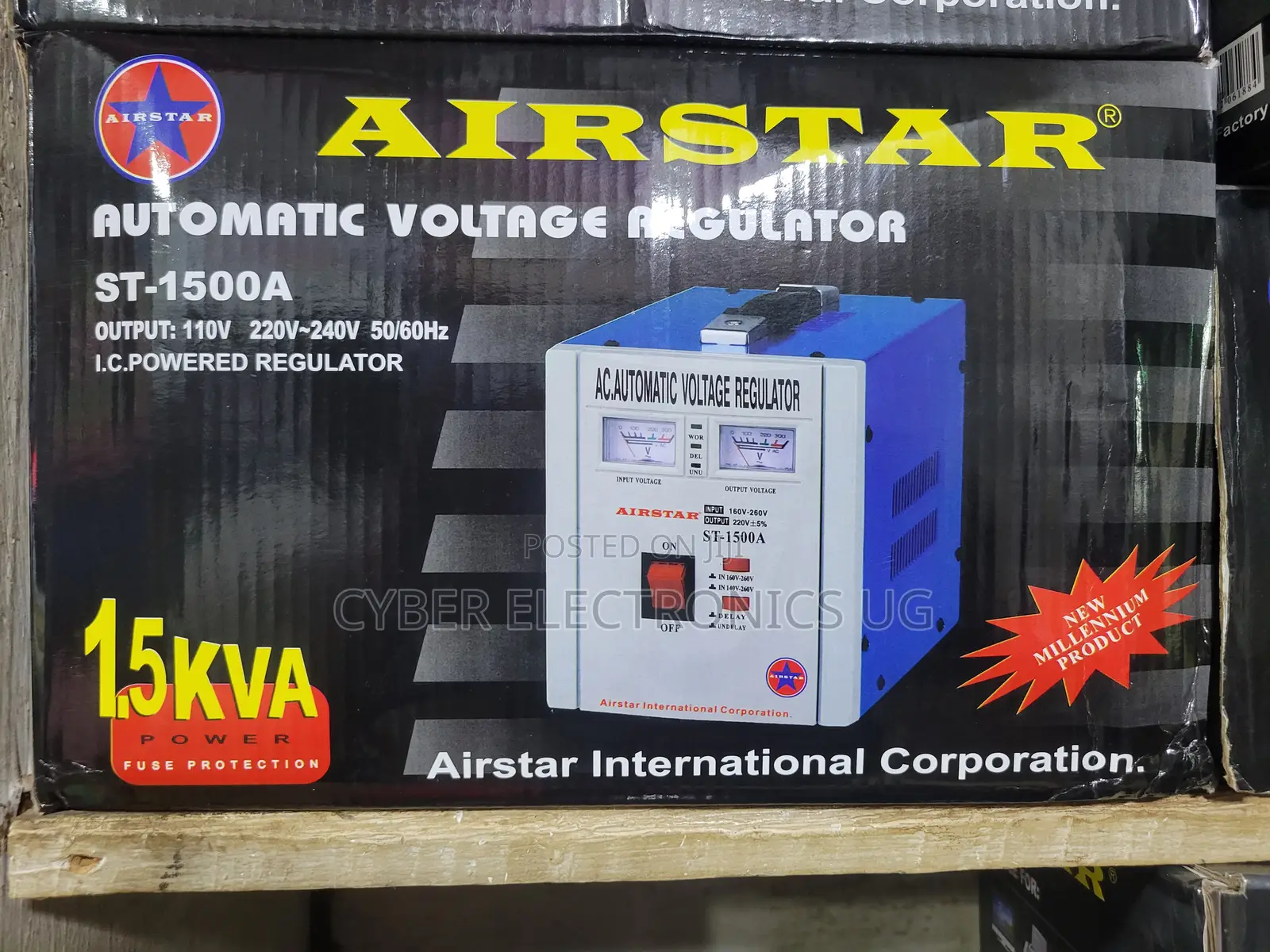1500W Automatic Voltage Regulator Stabilizer