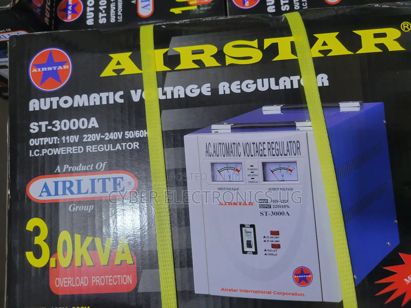 3000w Automatic Voltage Regulator Stabilizer