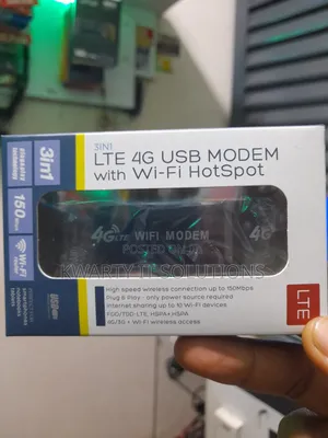 4G Modem With Wifi Hotspot (All Networks)