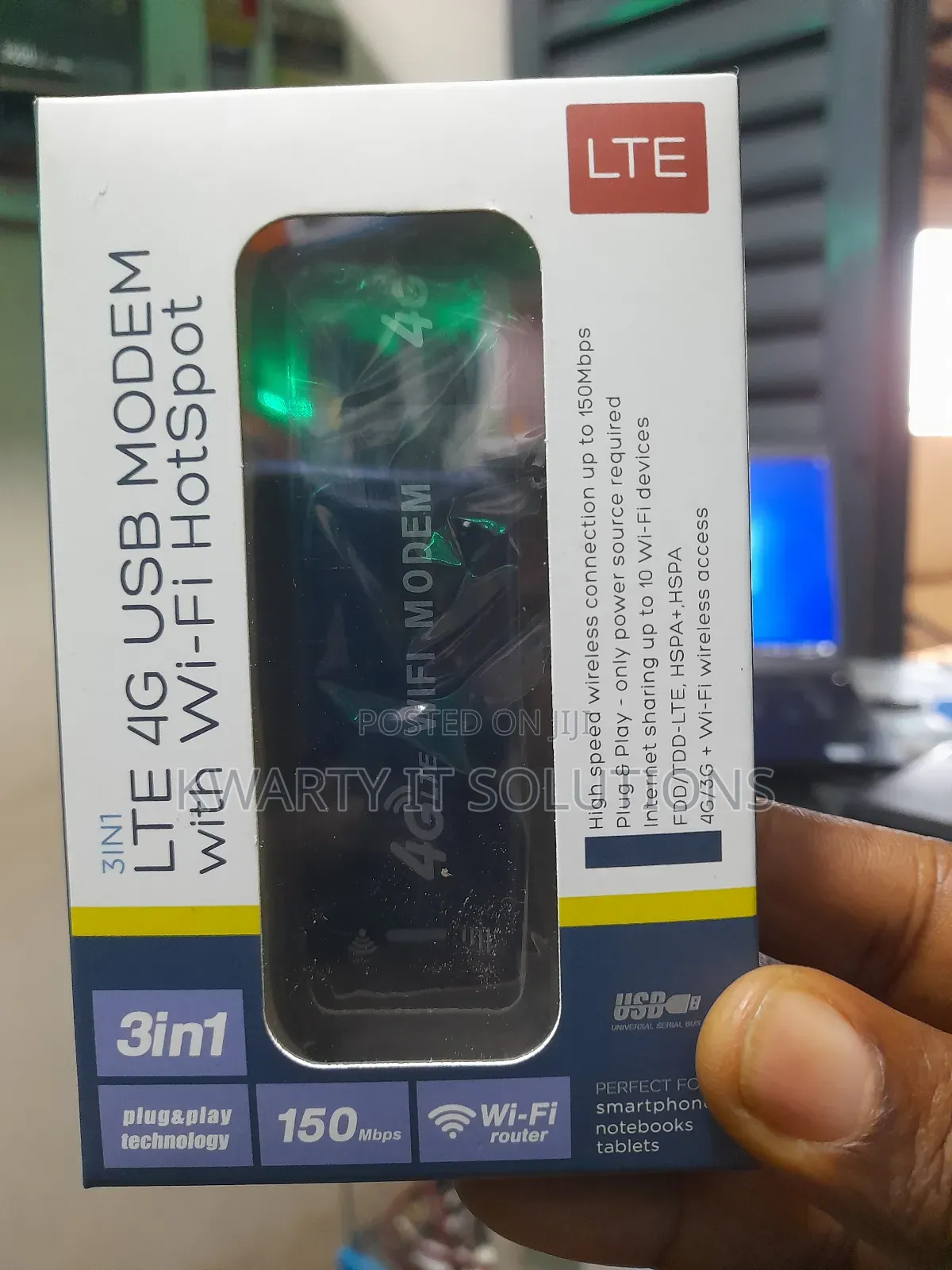 4G Modem With Wifi Hotspot (All Networks)