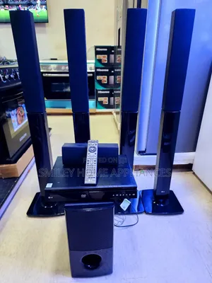 LG HOME THEATER With 4 Tall Speakers