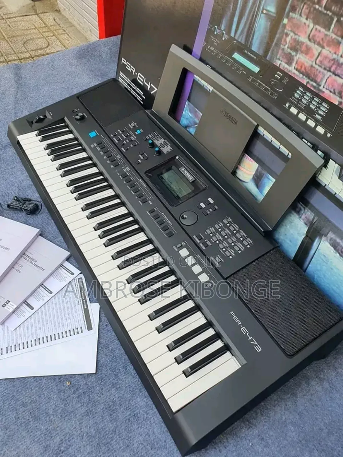 Clear Sound Quality YAMAHA PSR E473 Electronic Piano Keybord