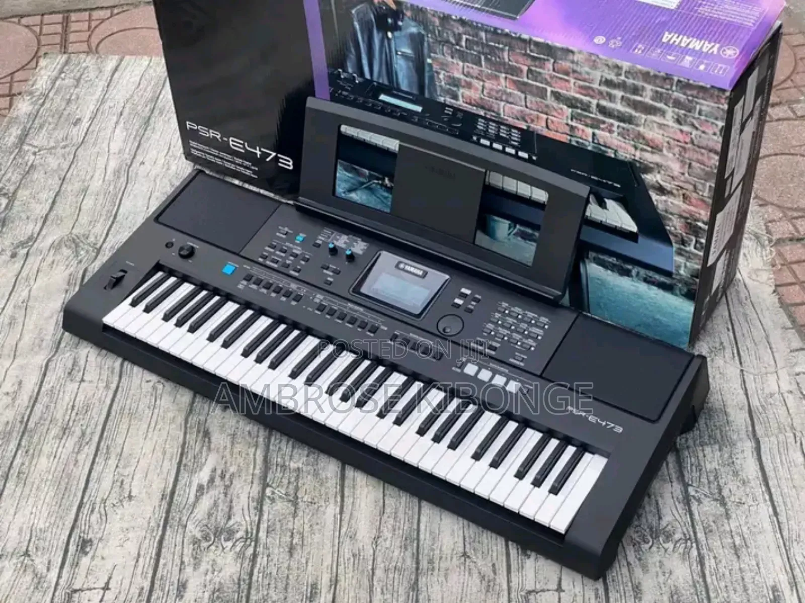Clear Sound Quality YAMAHA PSR E473 Electronic Piano Keybord