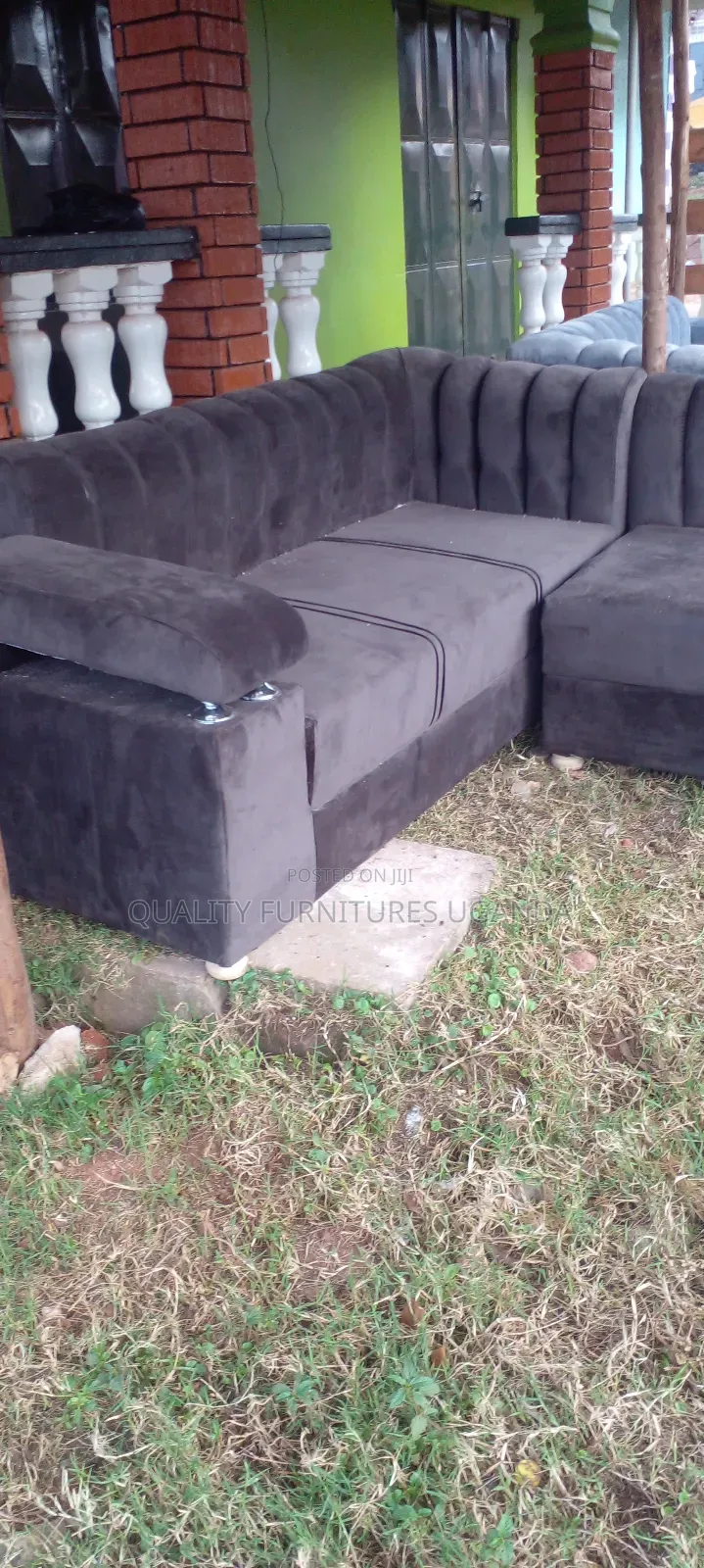 Gray Min L Sofa Set Available