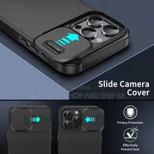 Case for iPhone 12 13 14 15 16 Pro Max With Camera Cover