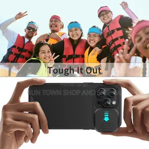Case for iPhone 12 13 14 15 16 Pro Max With Camera Cover