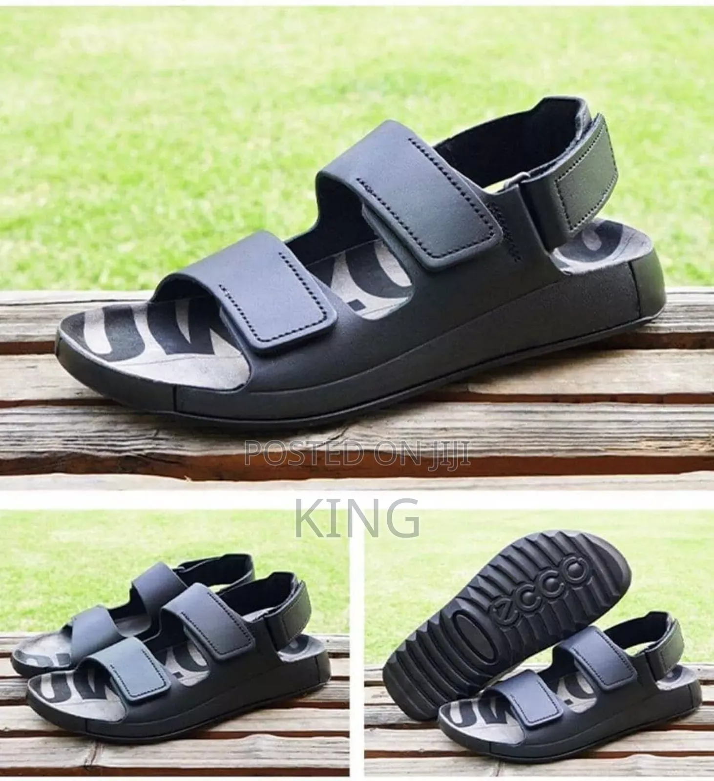 Exact Ecco 2nd Cosmo Black Sandals