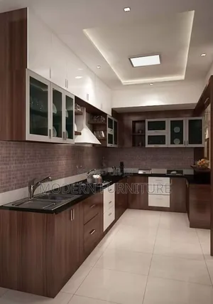 Modern Grey Kicten Cabinets