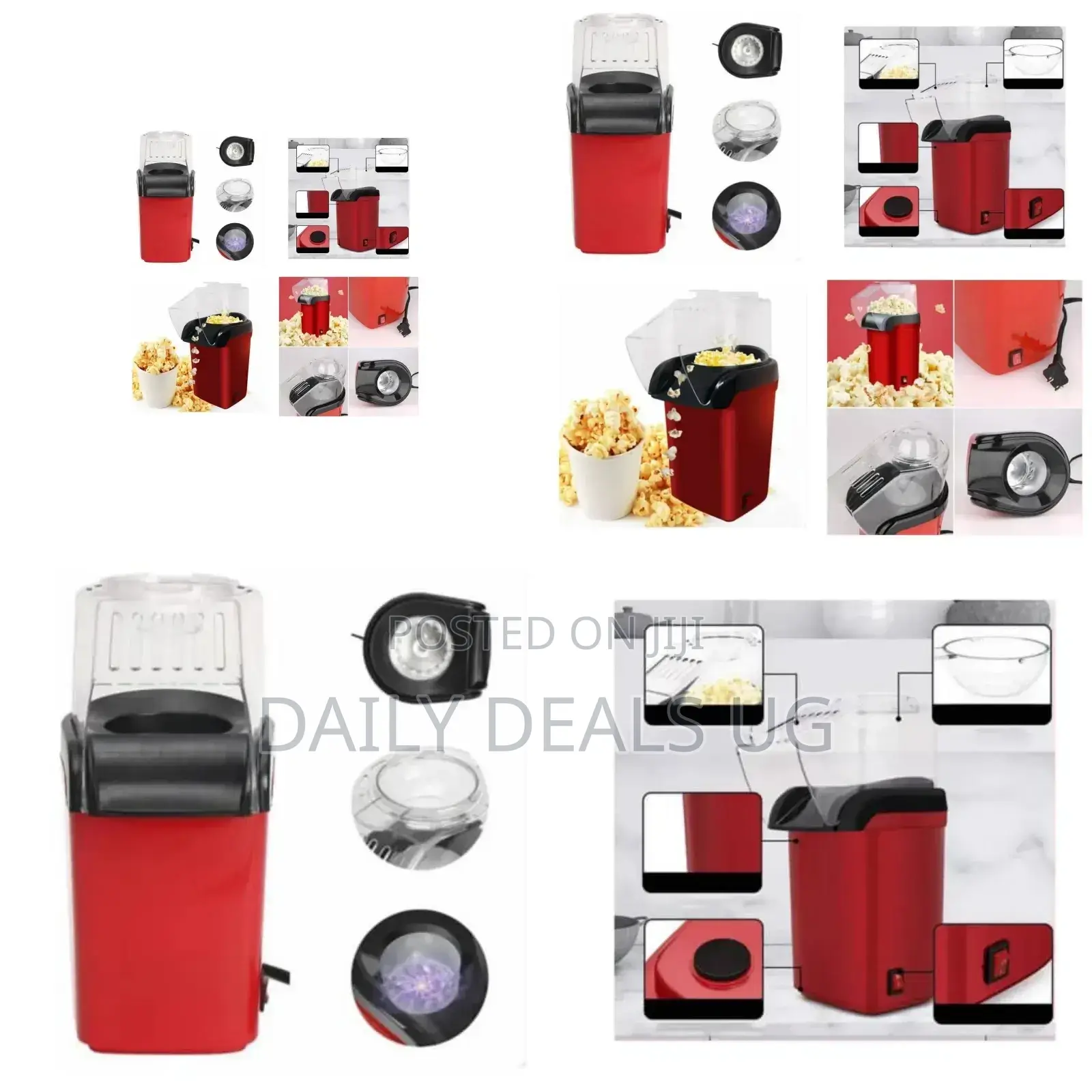 Hot Air Electric Popcorn Maker