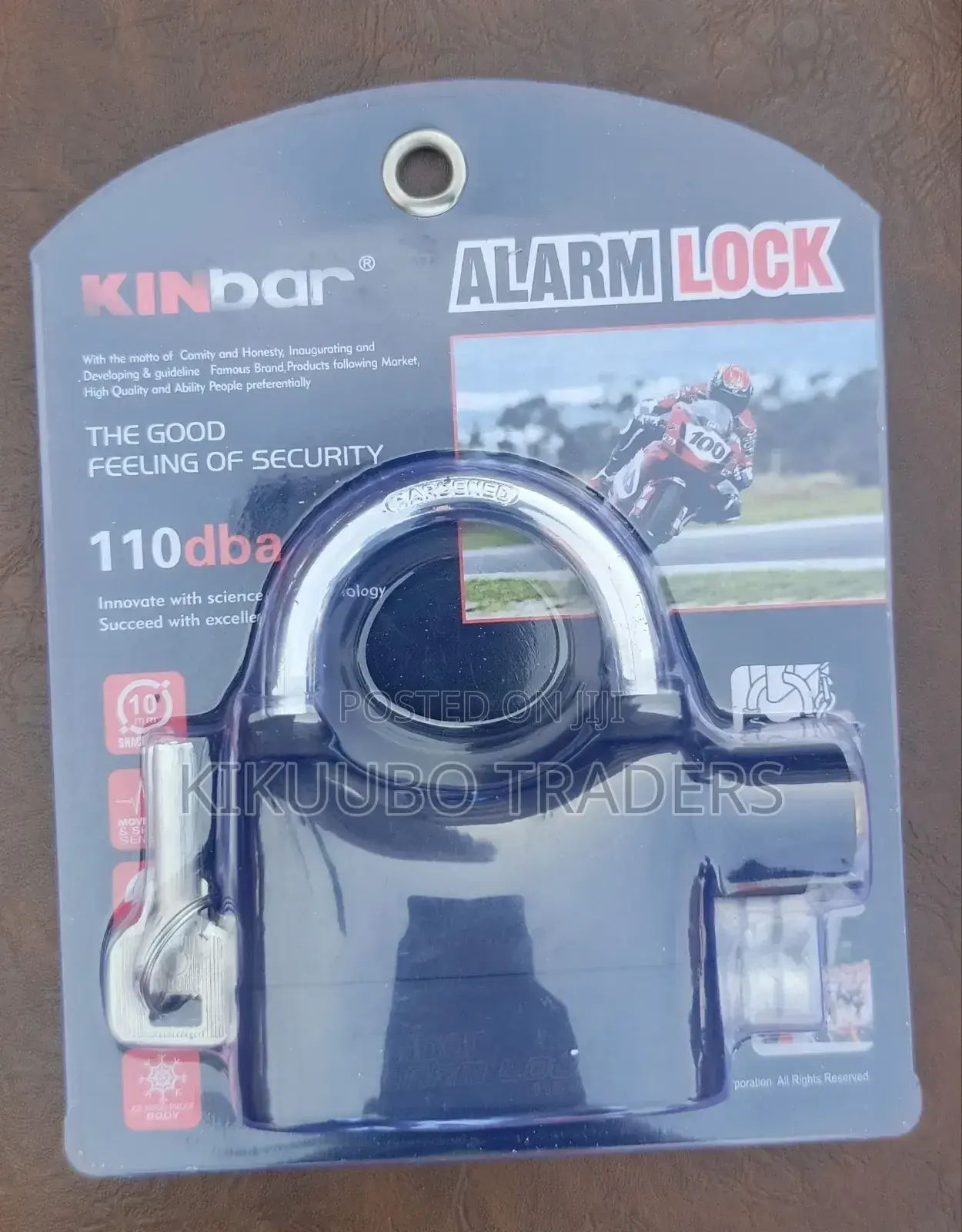 Kin Bar Alarm Padlock