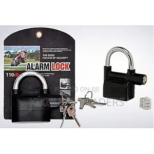 Kin Bar Alarm Padlock Lock