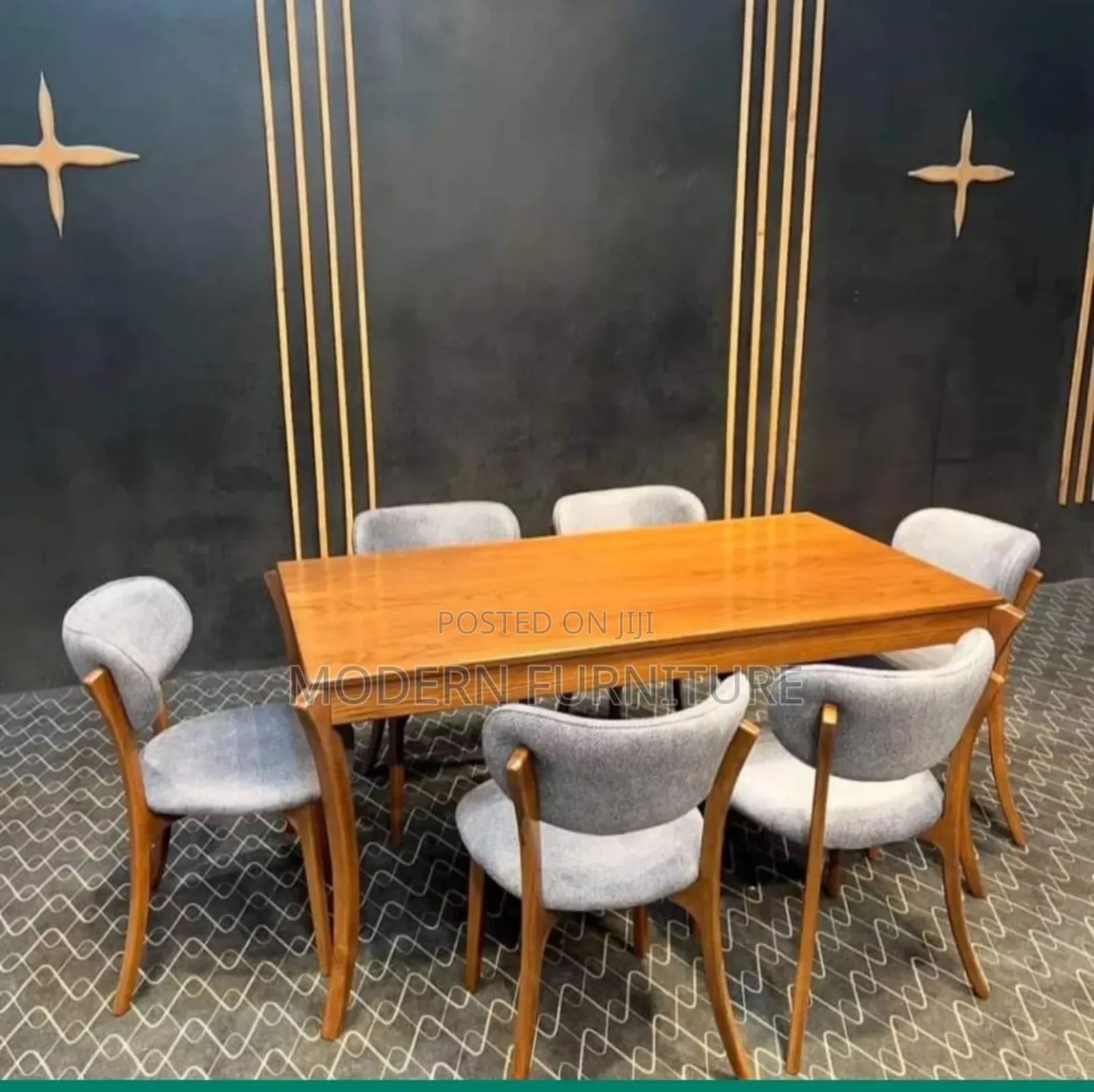 Simple Dining Table of Six Seaters