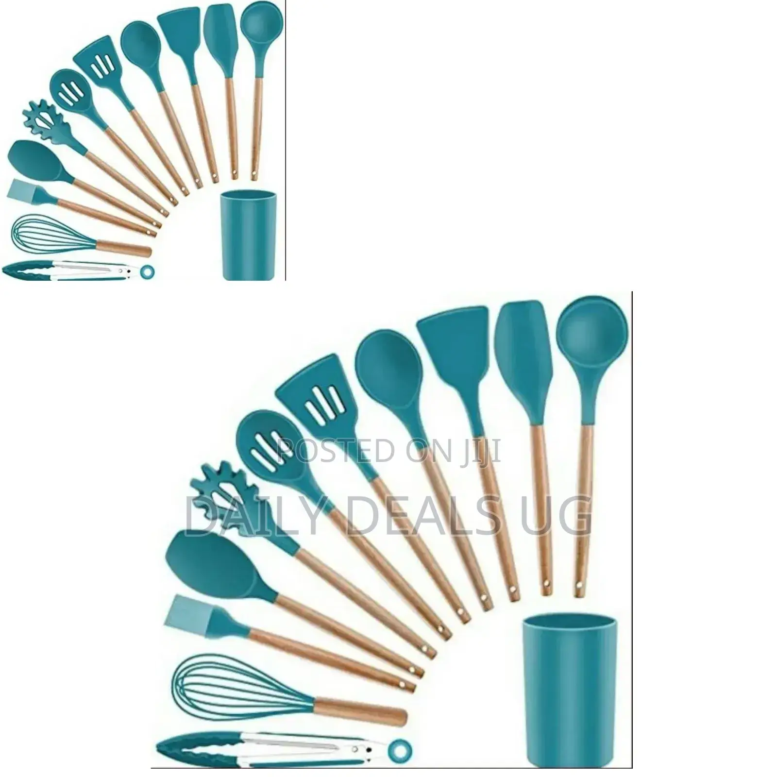 Blue Silicone Utensils