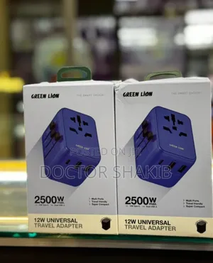 New Premium 12W Universal Travel Adapter