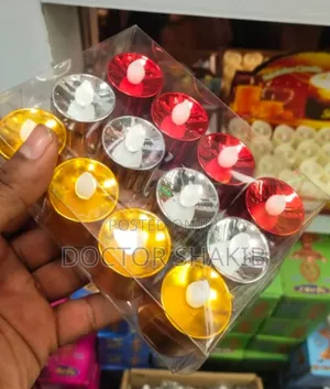 Geometric Standard Nice Candles 12pcs