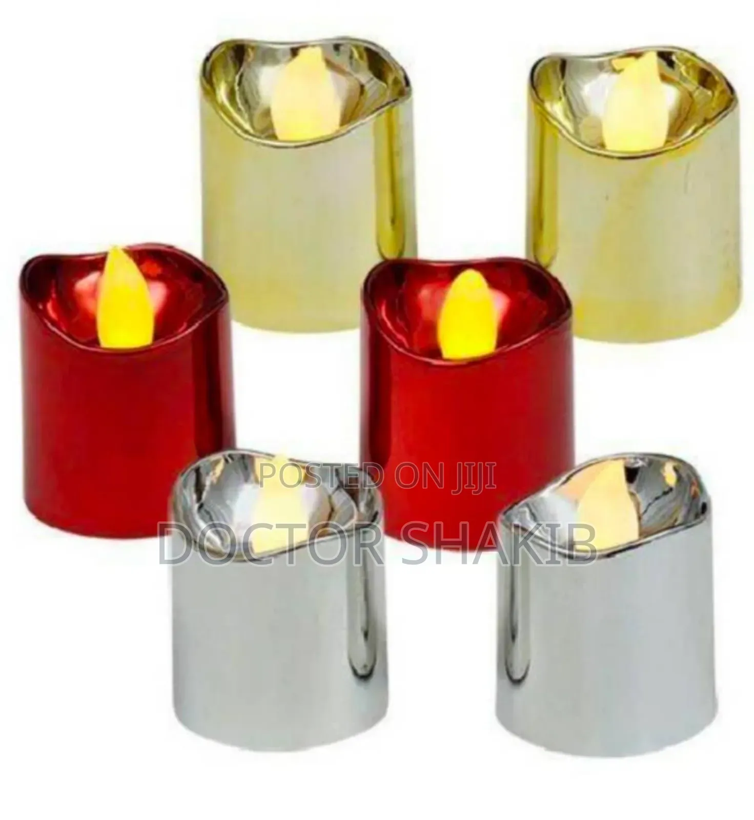 Geometric Standard Nice Candles 12pcs