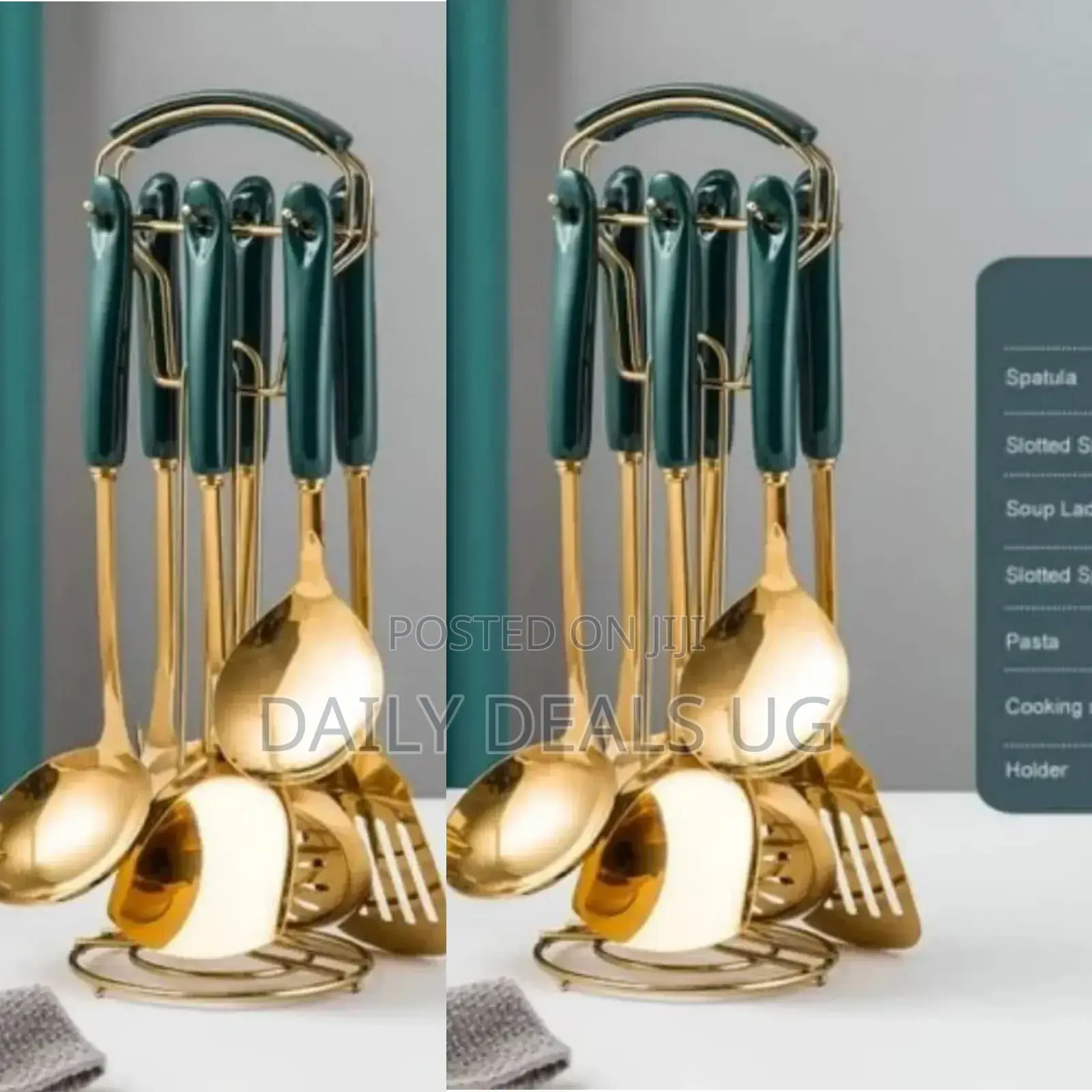 Gold Cutlery Holder