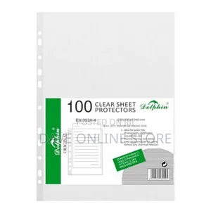 Dolphin A4 Perforated Pocket File, 40 Microns, 100 Pcs.