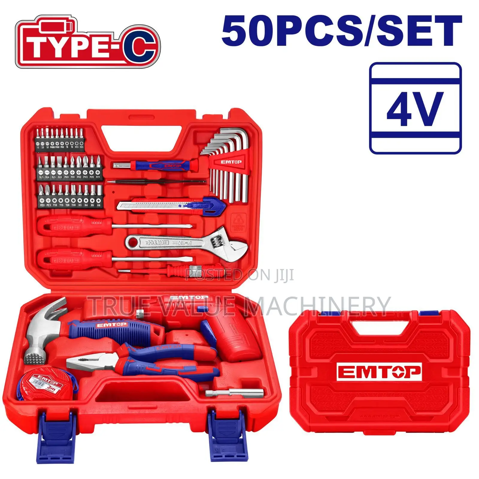 50pc 4V Cordless Screw Driver