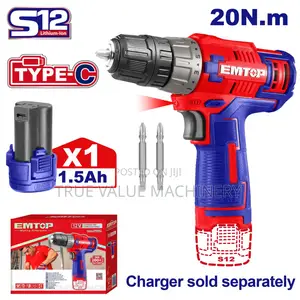 12V Cordless Battery Drill 1.5ah