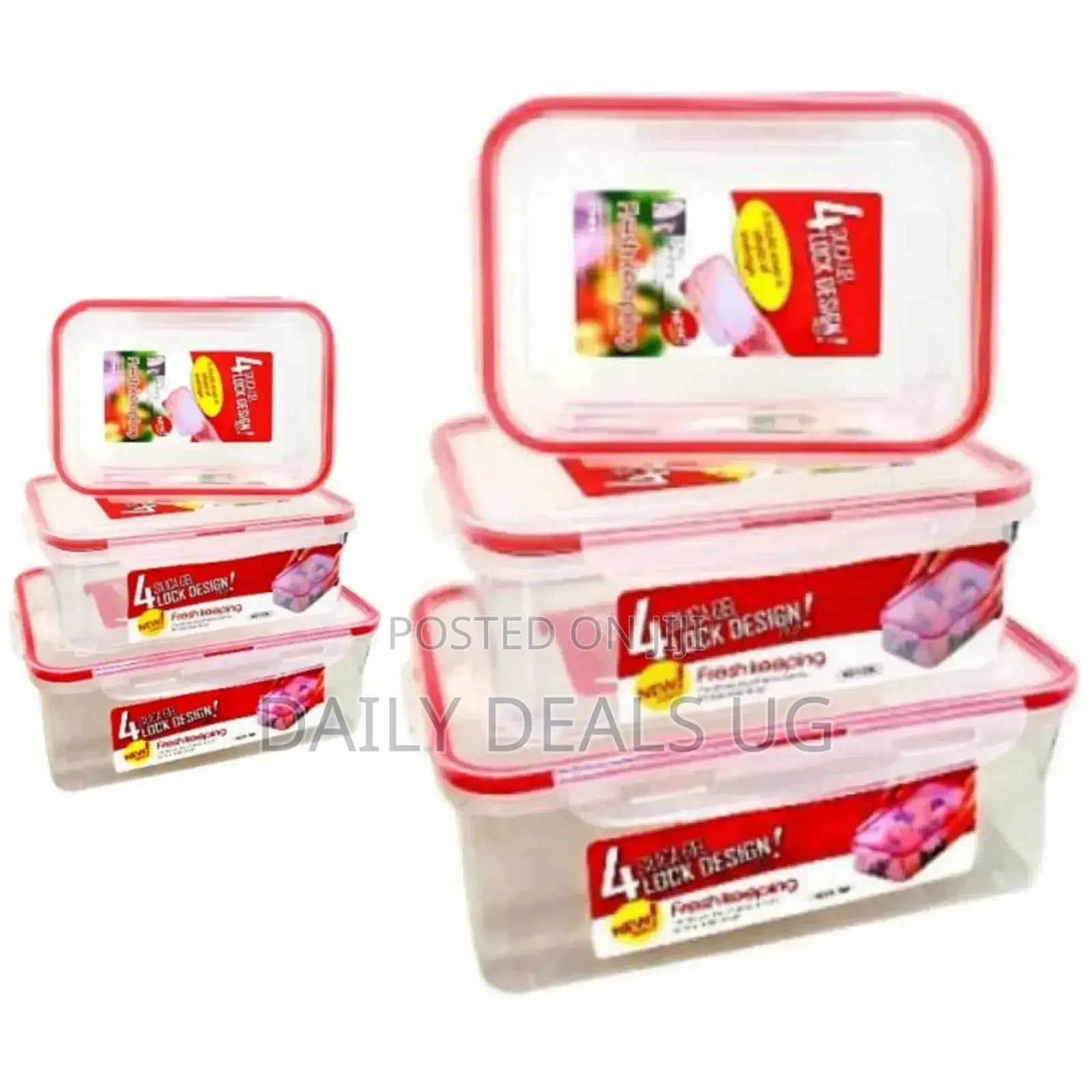 Plastic Storage Containers Set