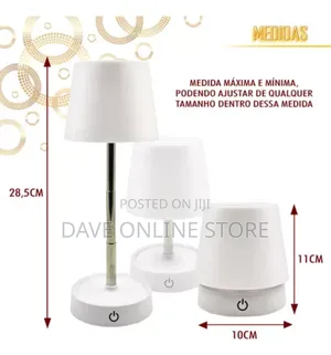 Retractable Touch Led Table Lamp Rechargeable Usb