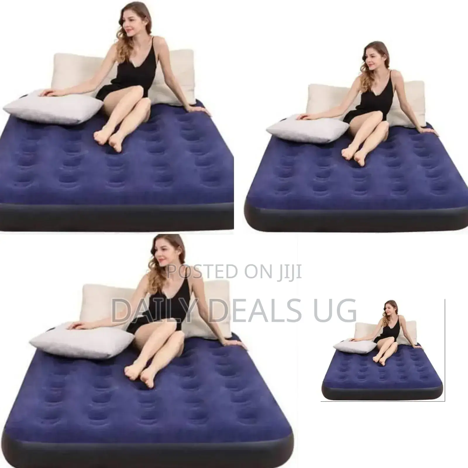 Inflatable Air Mattress With Pillow