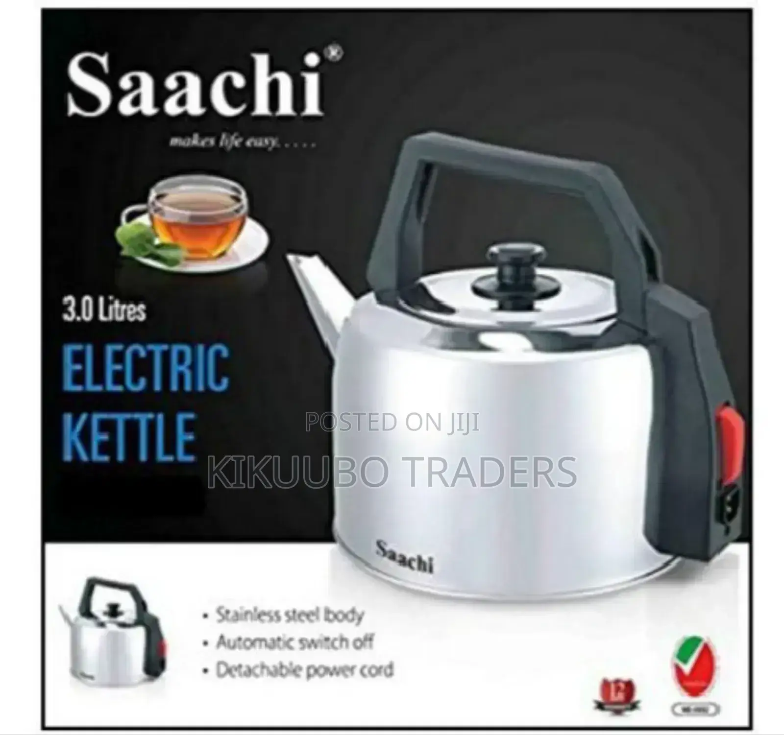 Saachi 3L Electric Water Kettle