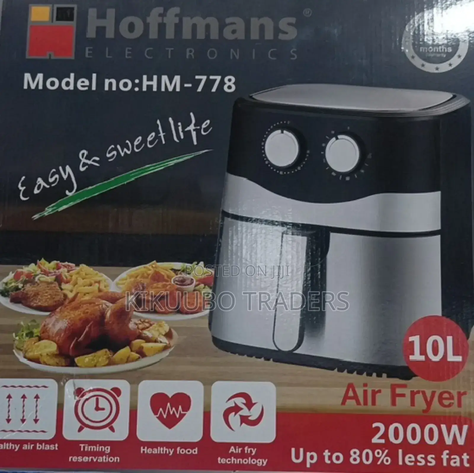 Hoffmann 10L Electric Air Fryer
