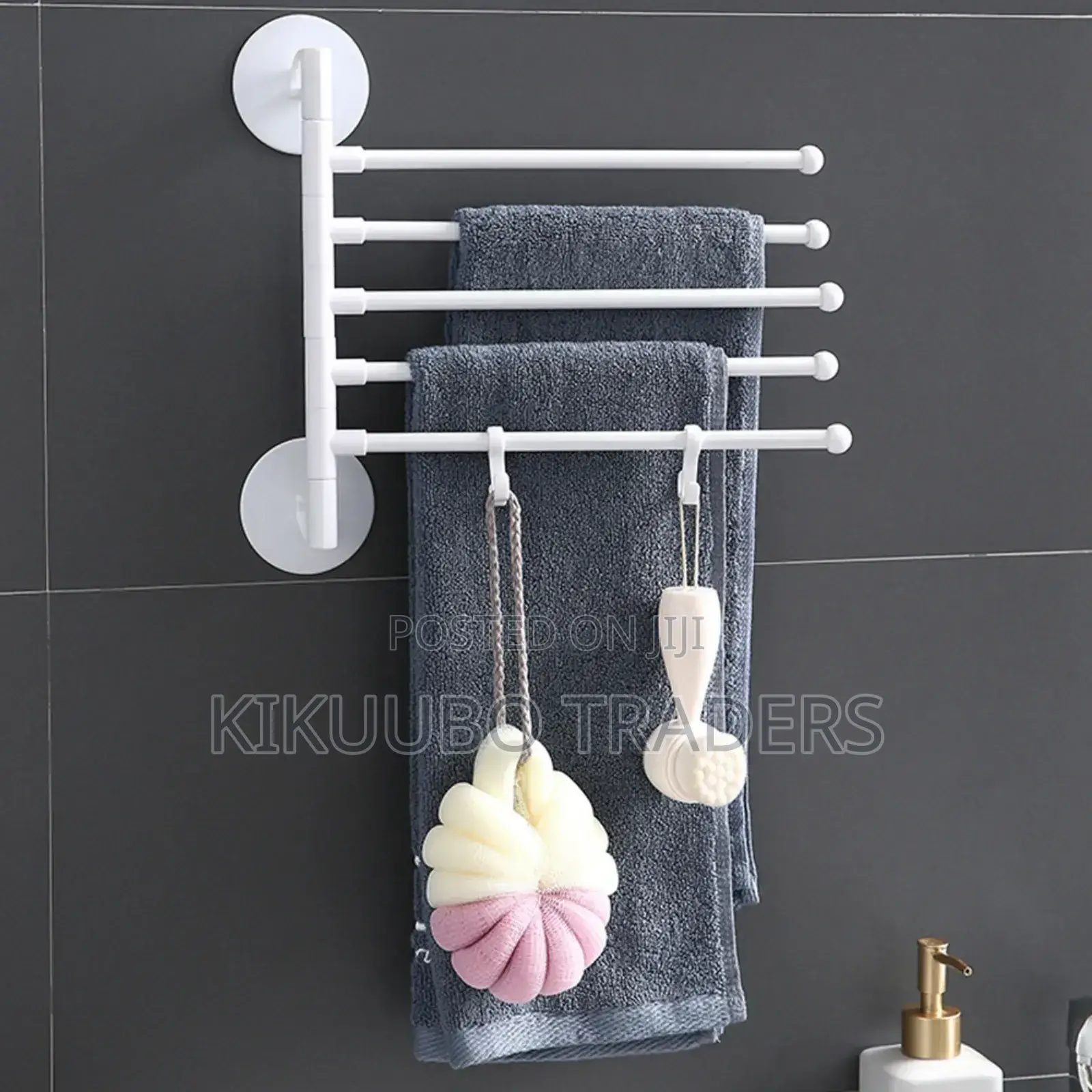 Plastic Rotating Towel Holder Rack