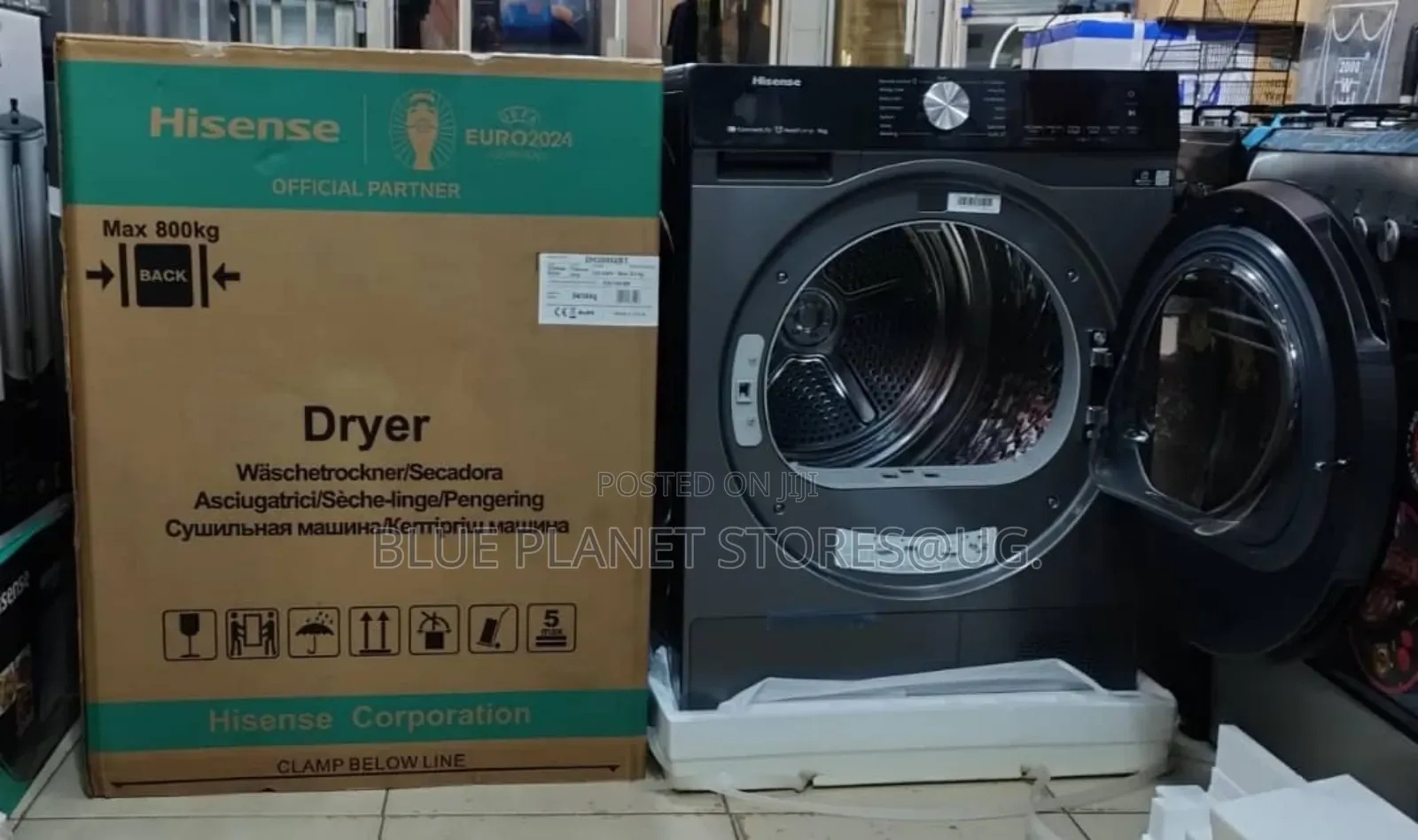 HISENSE 9.0kgs Heat Pump Dryer \\ Front Loader \\ DHQA902UT