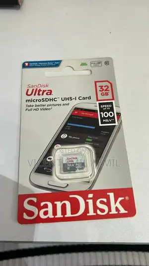 Sandisk Ultra Memory Card 32GB 100mb/S**