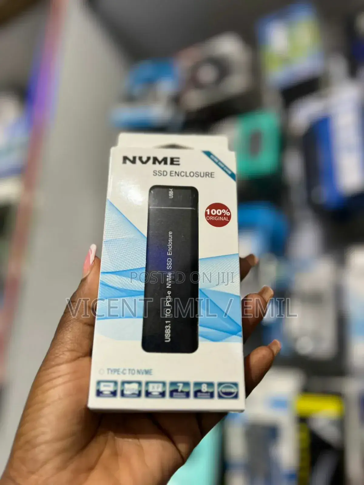 NVME SSD Enclosure/Casing 100% Original