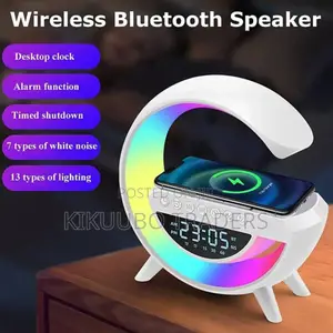 Led Wireless Charger With Speaker