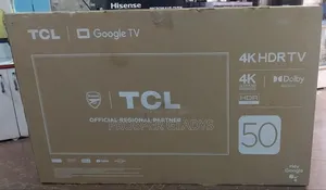 TCL 50 Smart Digital Android Flat Screen Flameless.