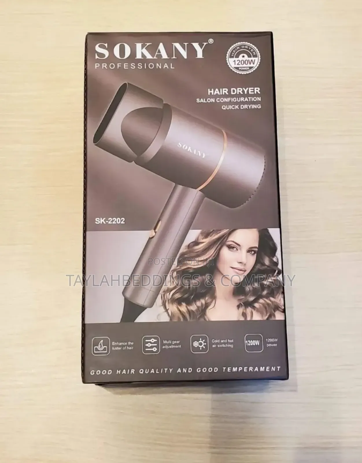 Sokany Professional 1200W Hair Dryer