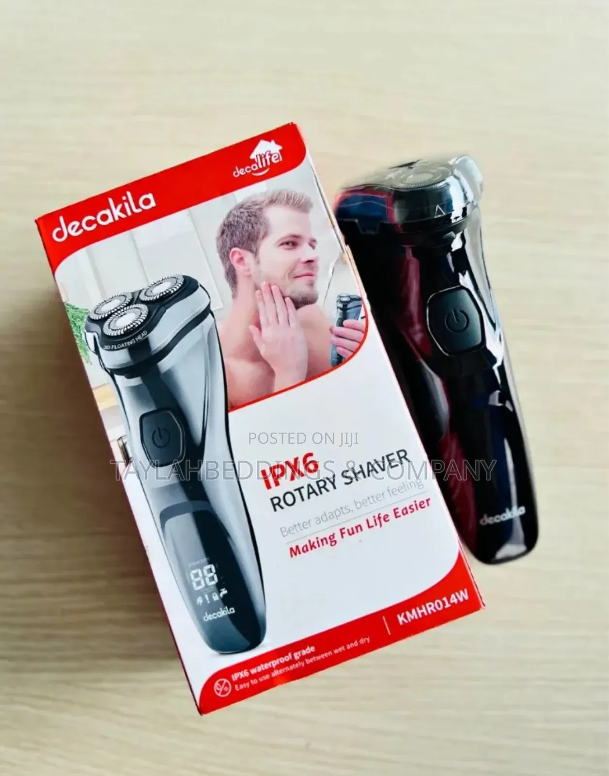 Cordless Electric Rotary Shaver With Beard