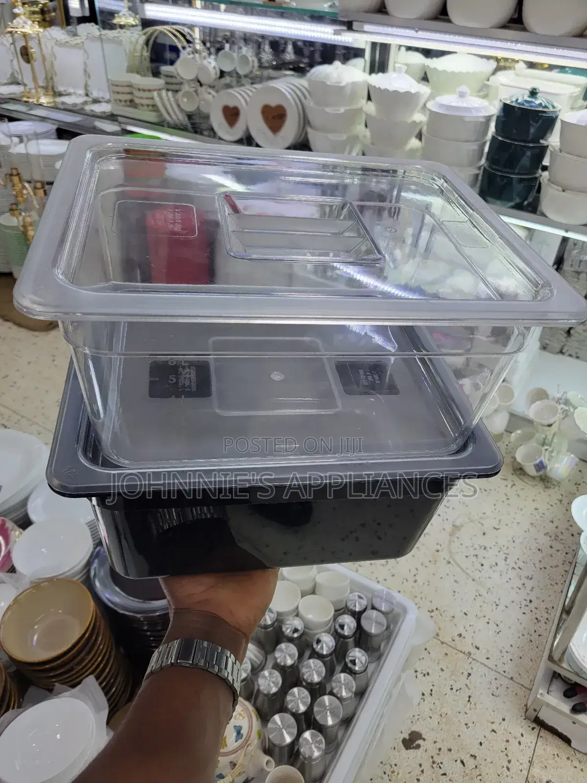 Iicrolic Clear Storage Containers or Tiffin