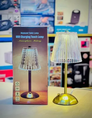 Camping Light Modern Wireless Gold Table Lamp
