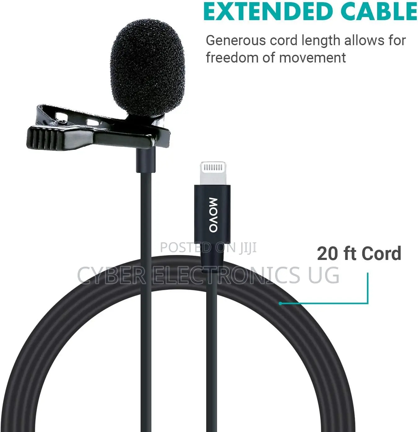 iPhone Profesional Lavalier Lapel Microphone Clip for iPhone