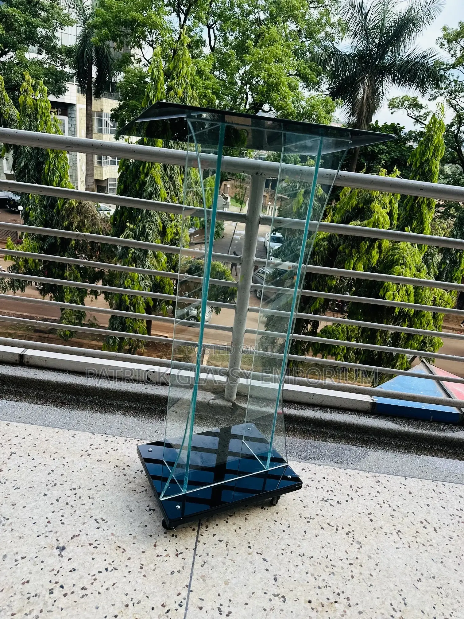 Small Glass Podium