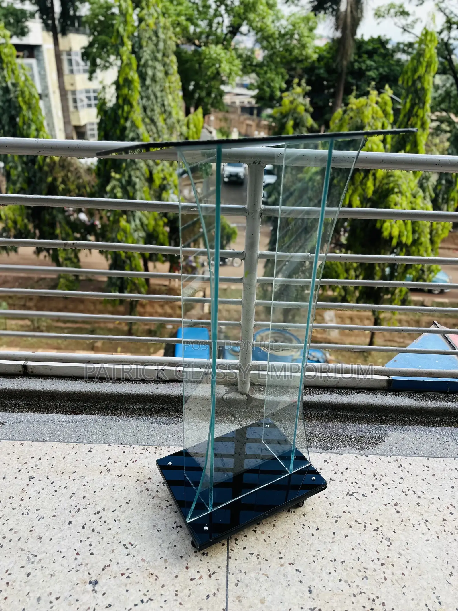 Small Glass Podium