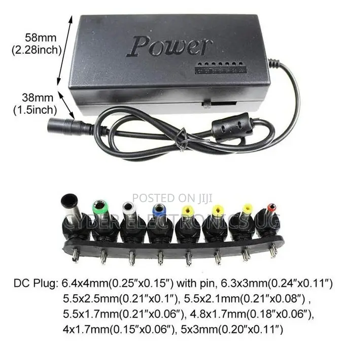Universal Ac Lap Power Adapter 12v 15v 16v 18v 19v 20v 24v