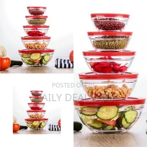 Glass Food Storage Containers Set