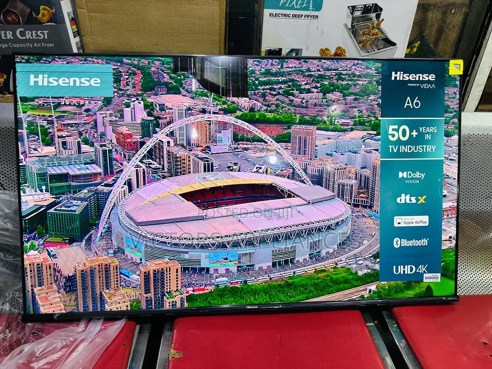 Hisense 50” Uhd Smart Tv Black