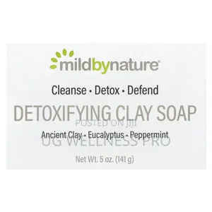 Mild by Nature, Detoxifying Clay Bar Soap, 5 Oz (141 G)